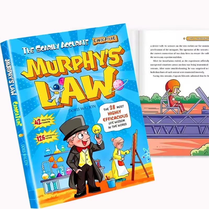 Murphy&rsquo;s Law Comic Book Kids 8-12 Illustrated Paperback 128 Pages