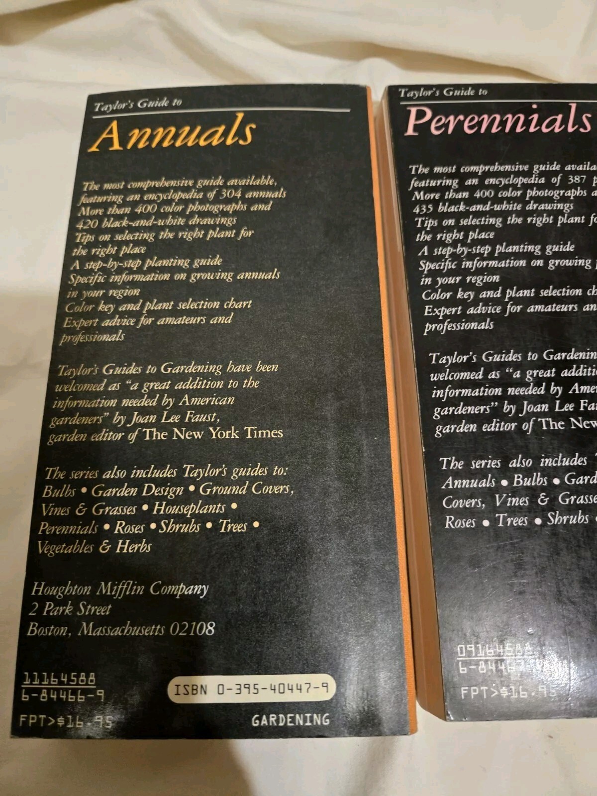 Taylor&rsquo;s Guides to Gardening: Annuals, Bulbs,Perennials First Editions Softcover