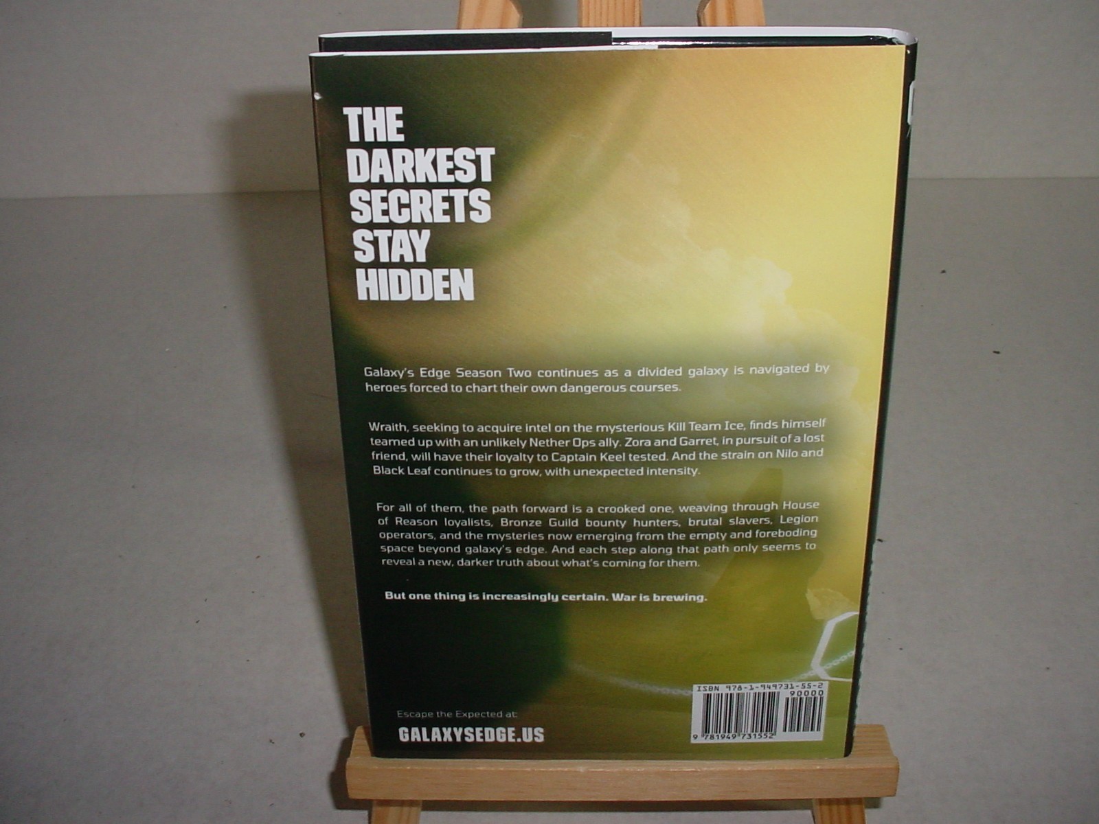 Dark Victory Galaxy&rsquo;s Edge Jason Anspach, Nick Cole Season 2 Hardcover Book