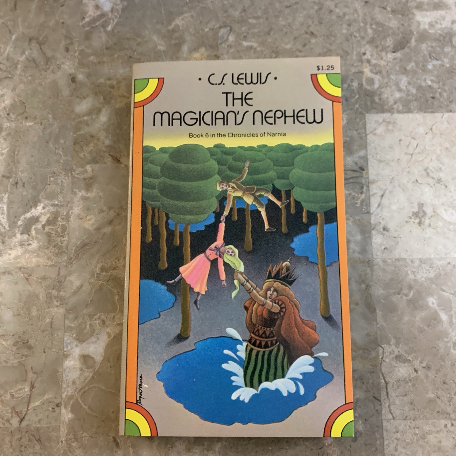 Chronicles of Narnia Box Set 1976 Collier Edition Books Vintage 7 PB Collection!