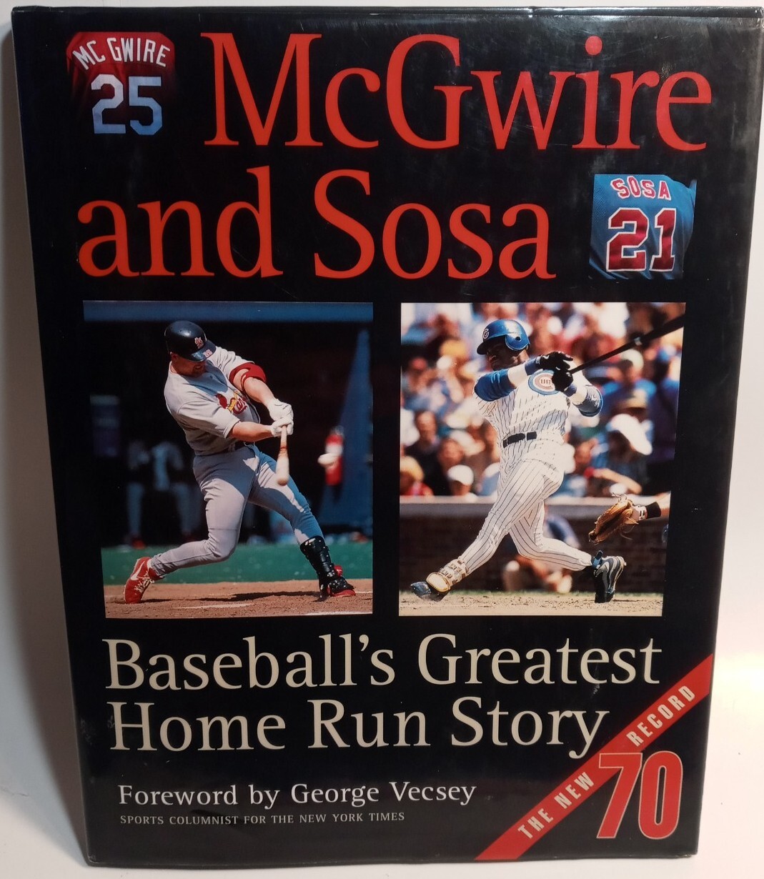 McGwire and Sosa Baseball&rsquo;s Greatest Home Run Story 1998 Hardcover First Edition