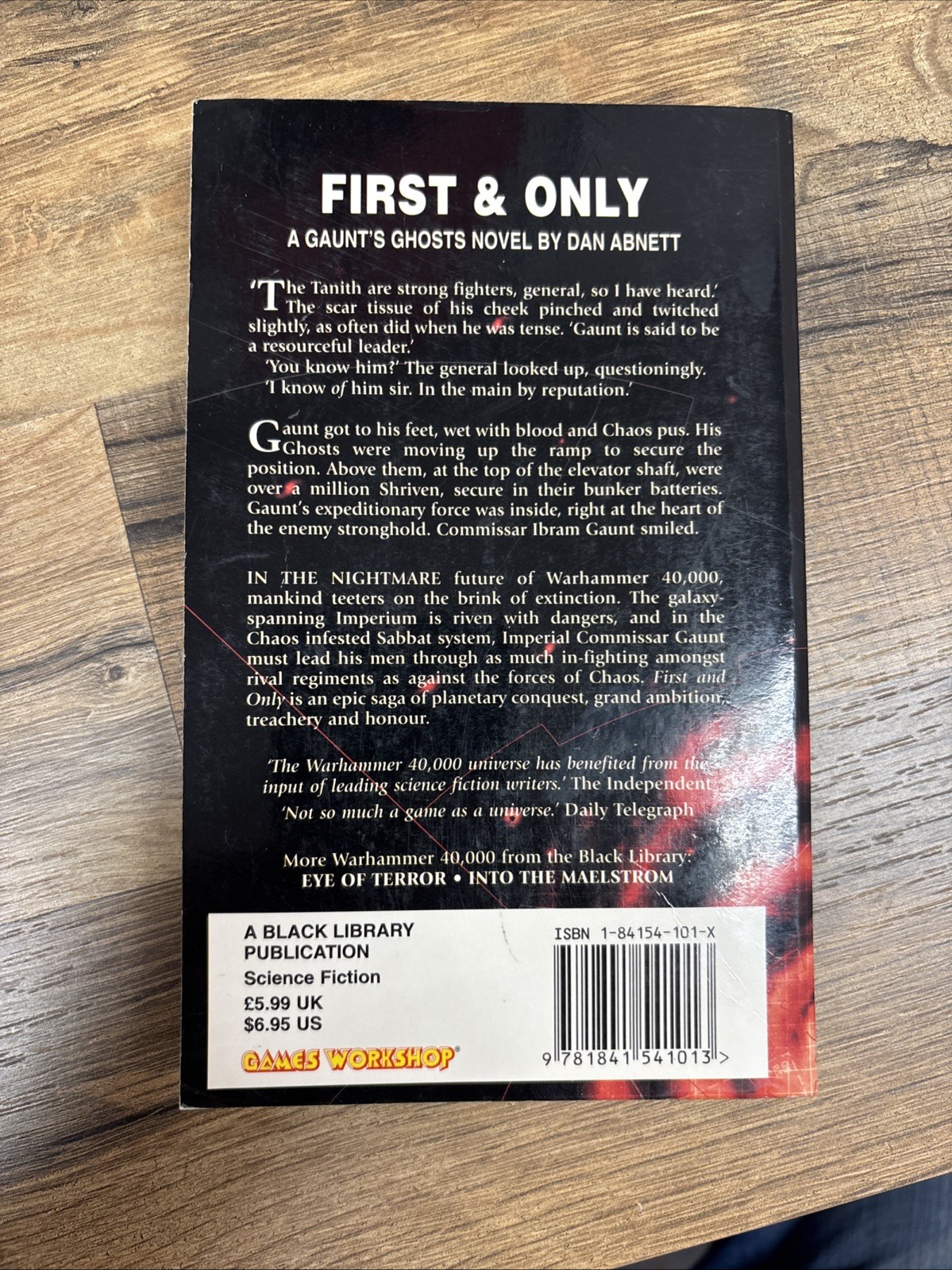 First & Only: A Guant&rsquo;s Ghost Novel, First US Edition, 2000 Games Workshop