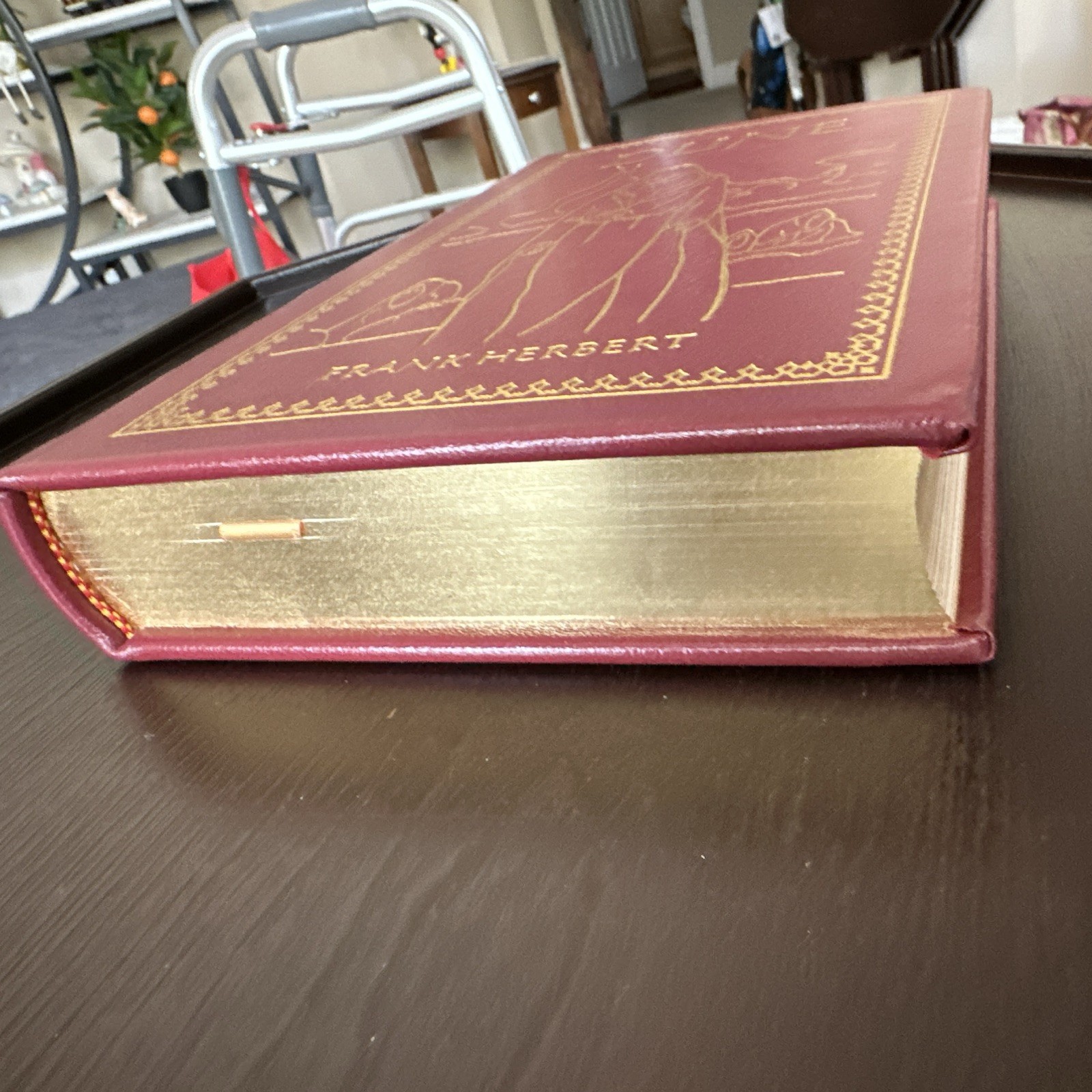 Dune Frank Herbert Hardcover Leather Bound Science Fiction Novel (English)