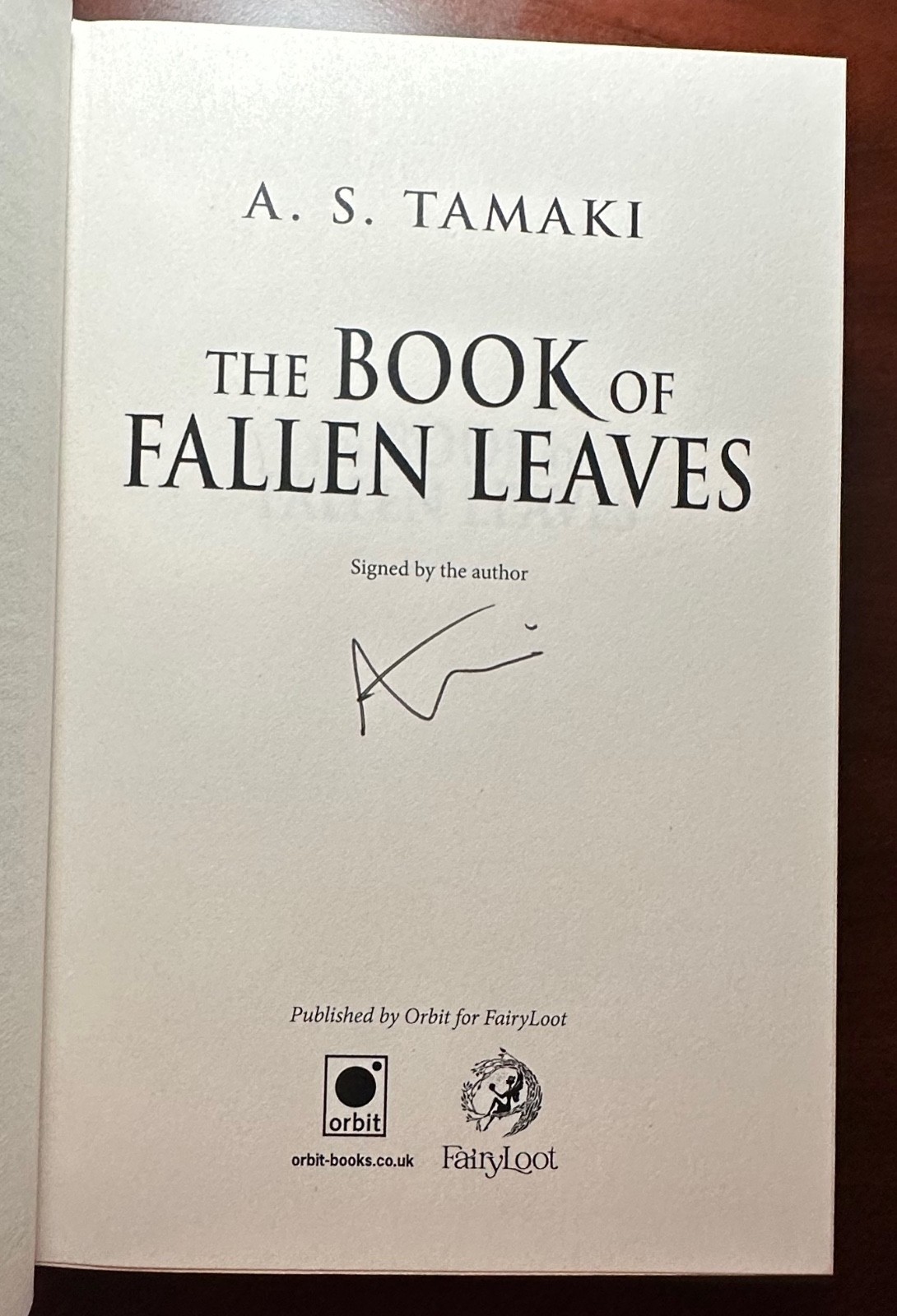 FairyLoot: Book of Fallen Leaves by AS Tamaki & Mortedant&rsquo;s Peril by RJ Barker