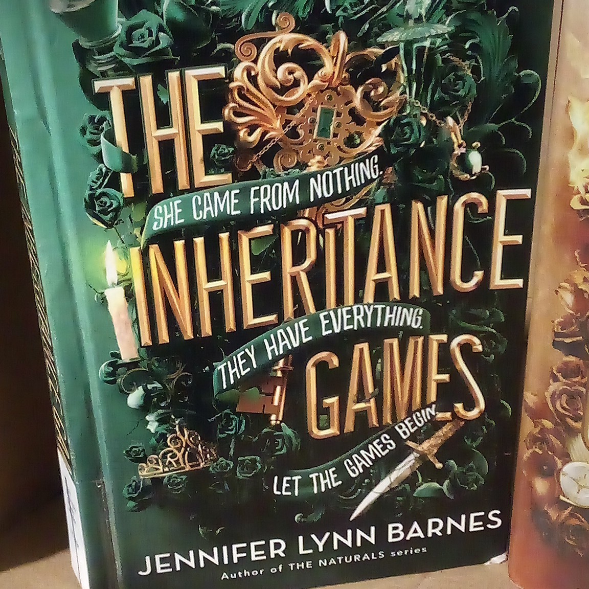 The Inheritance Games Jennifer Lynn Barnes Hardcover Large Print Thorndike 2024