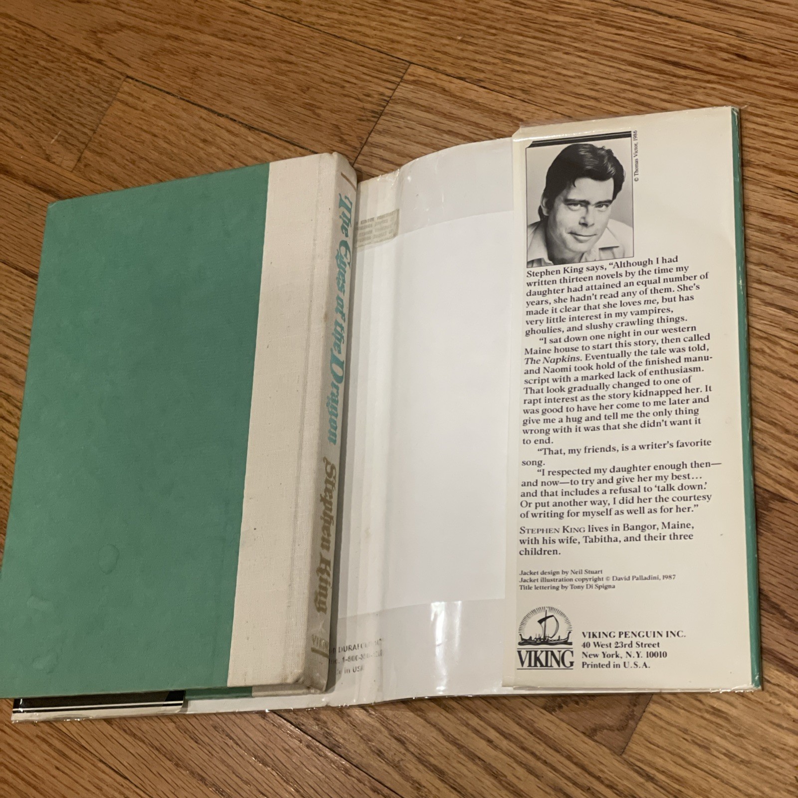 The Eyes of the Dragon by Stephen King Book 1987 1st Edition Hardcover