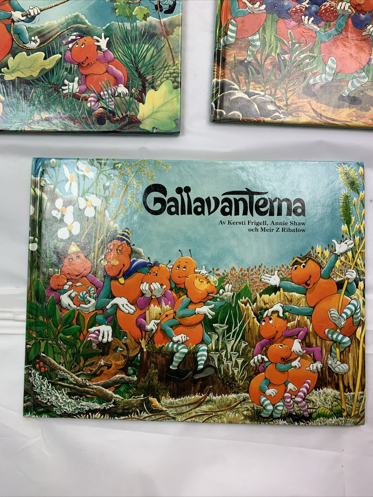 Gallavanternas Tradbok Barbok Av Kersti Frigell Swedish Lot Of 3 Children&rsquo;s Book