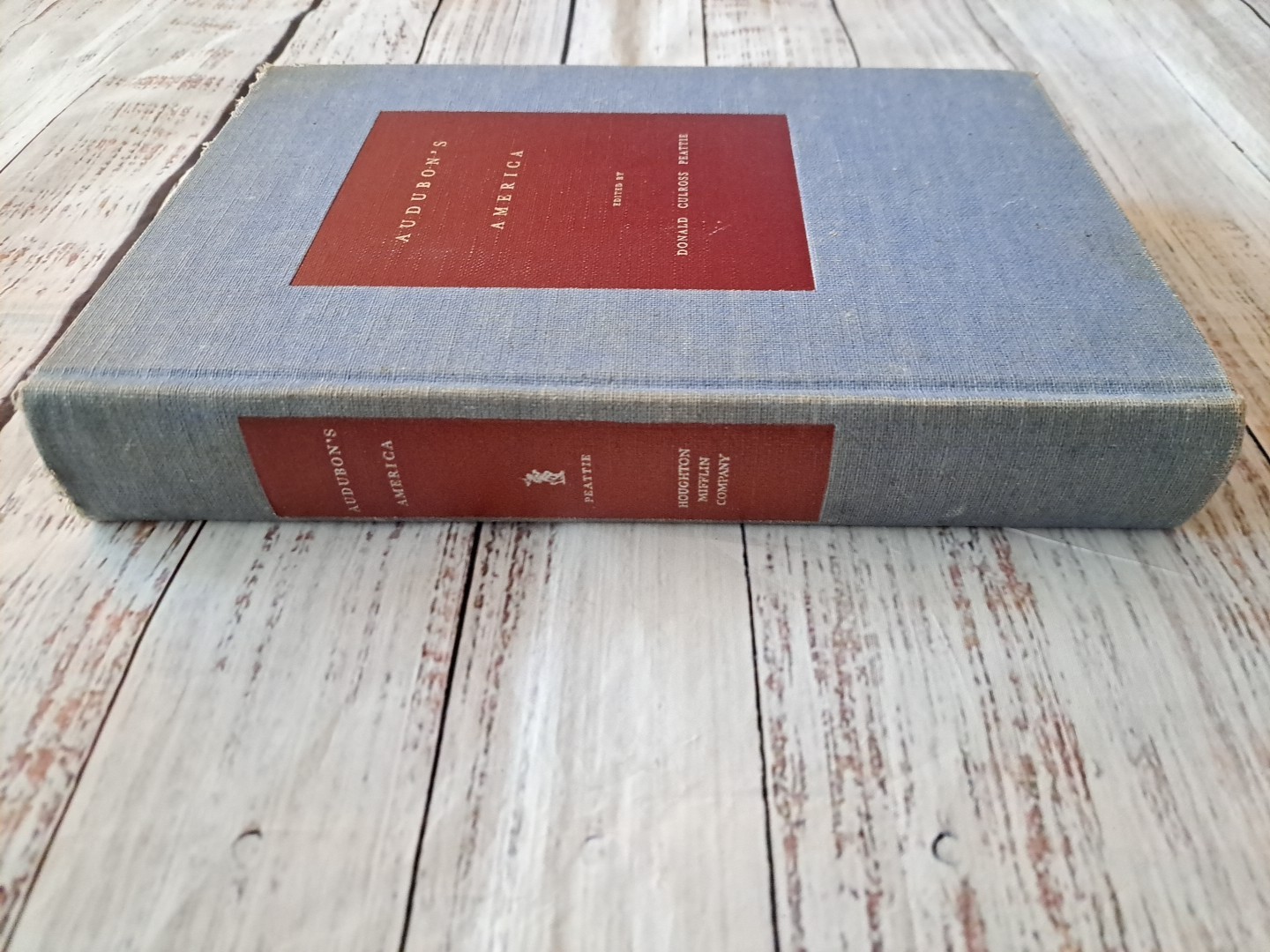 Audubon&rsquo;s America, Donald Culross Peattie 1940, 328 page HC