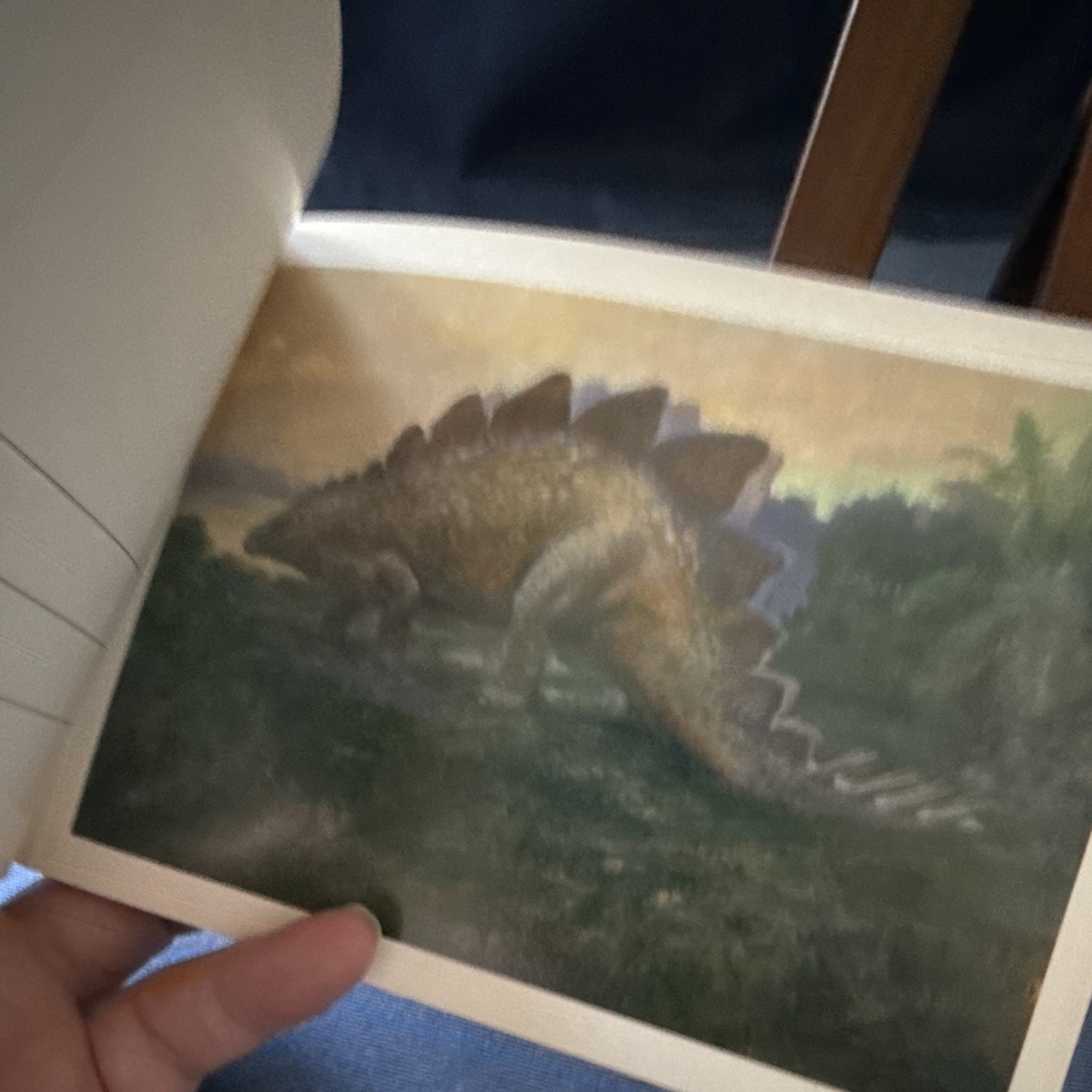 The Dinosaurs Postcard Book Framable Art Prints 1987 Toby Schmid Illus Hallett