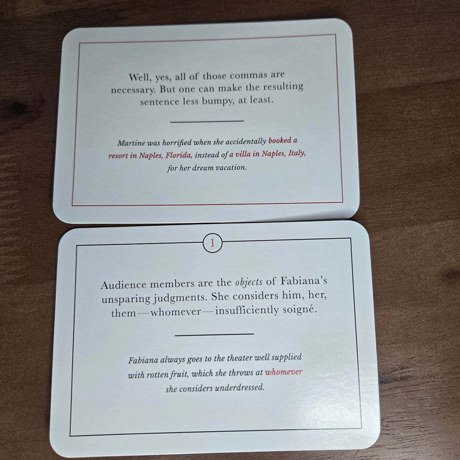 STET! Dreyer&rsquo;s English : A Game for Language Lovers – Grammar Trivia Card Game