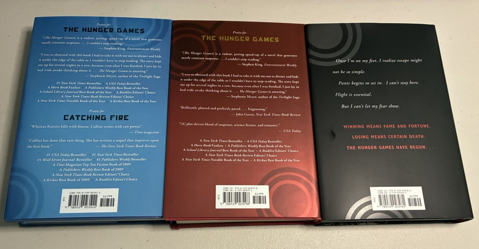 The Hunger Games Trilogy Boxed Hardcover Book Suzanne Collins – New open box