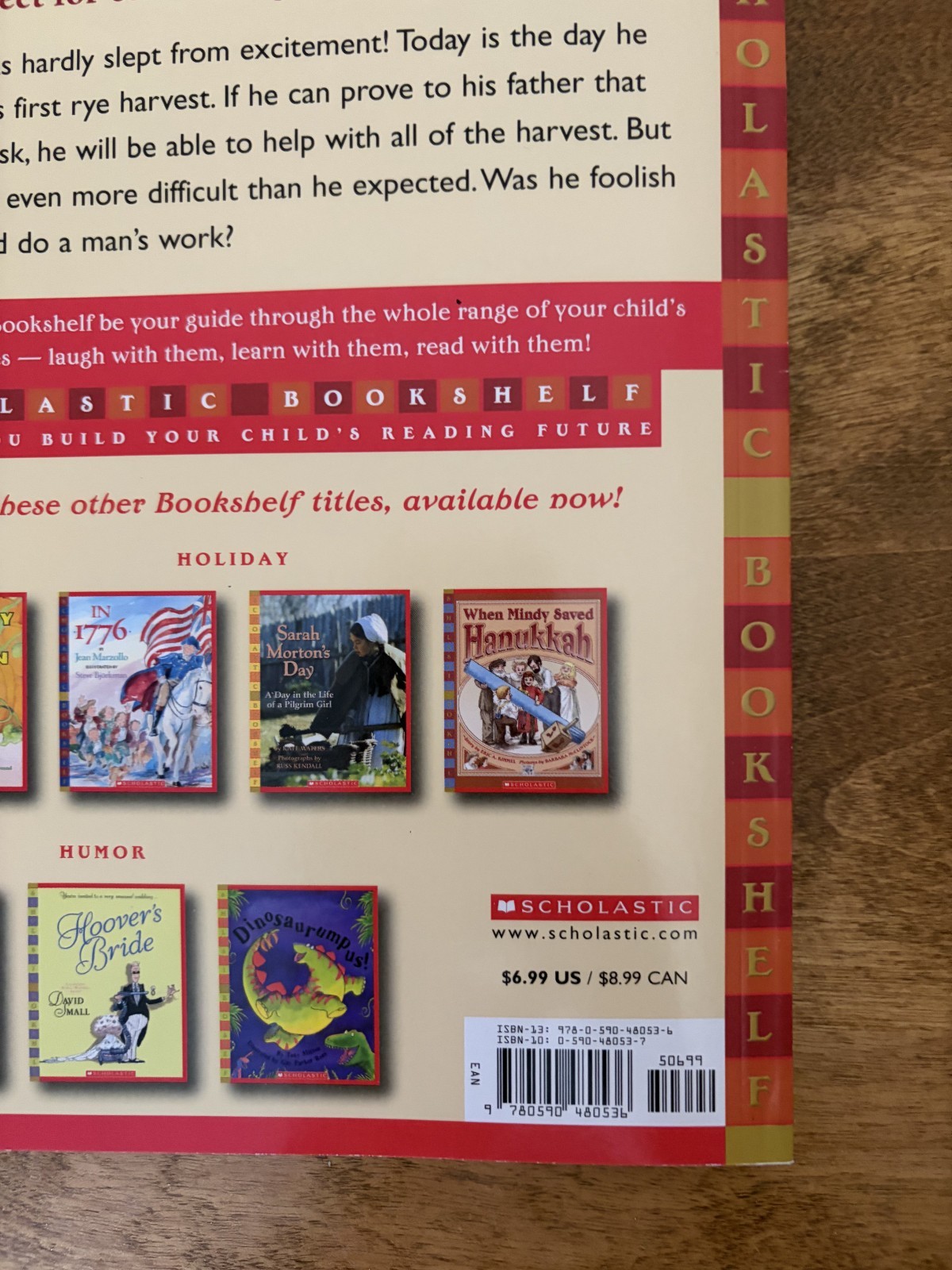Thanksgiving Books – set of 12, 6 Sarah Morton&rsquo;s Day, 6 Samuel Eaton&rsquo;s Day