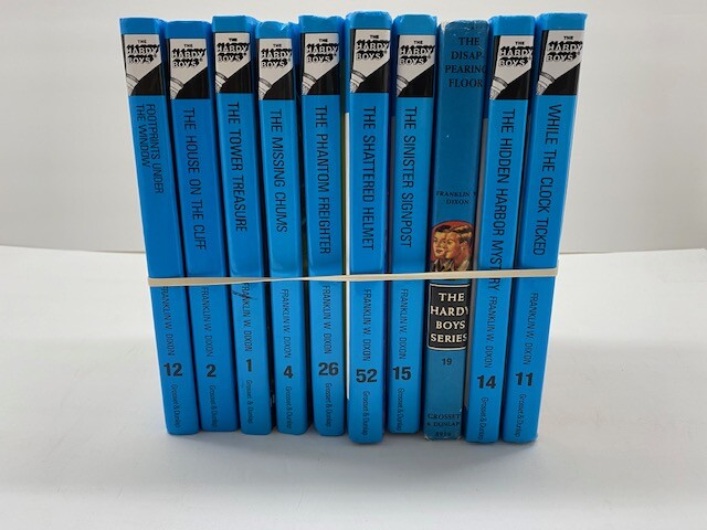 10 Hardy Boys Random book lot of kids books new and old Franklin W. Dixon – GOOD