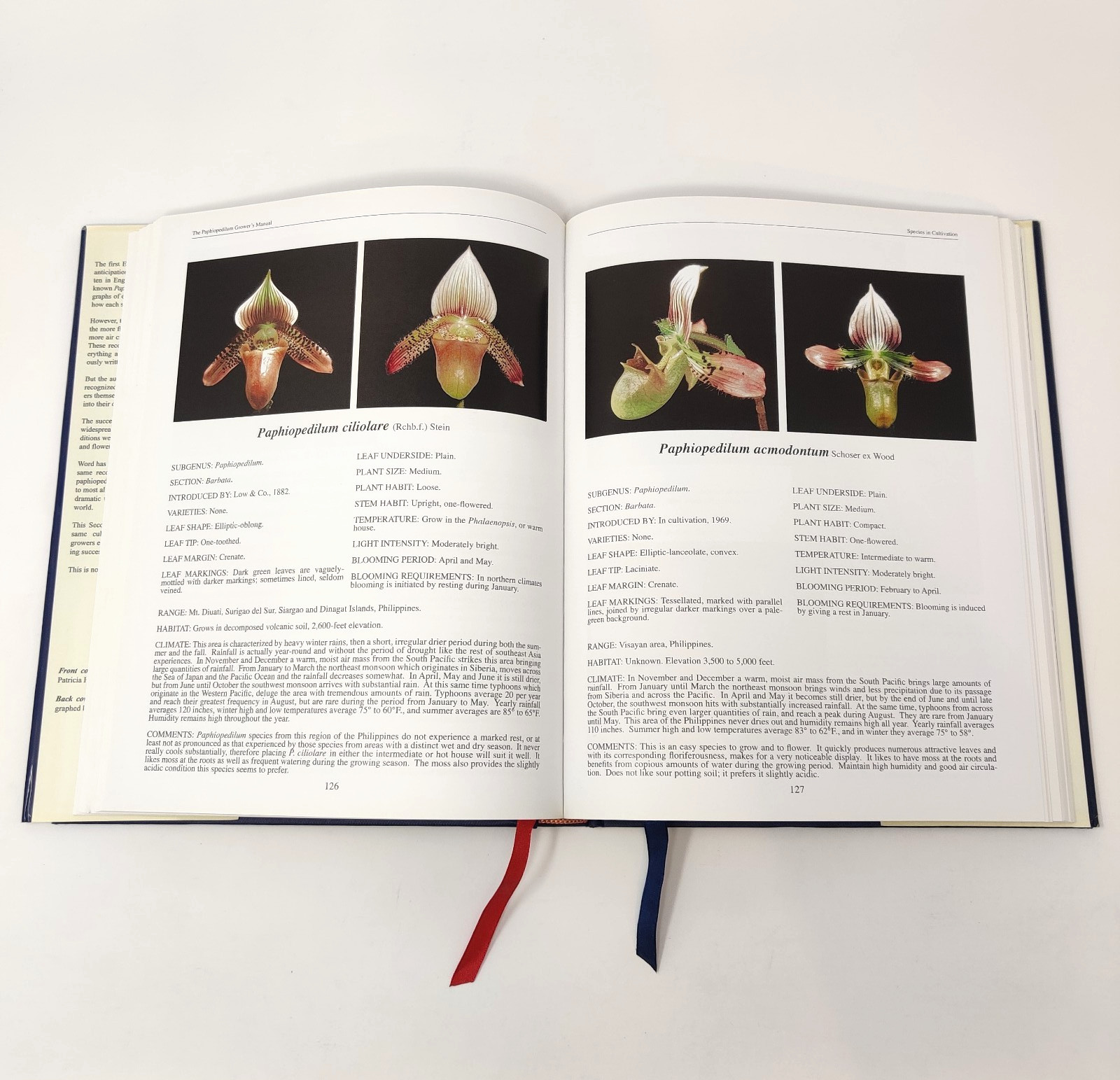Paphiopedilum Grower&rsquo;s Manual by Lance A. Birk (1984, Hardcover) HBDJ Flowers