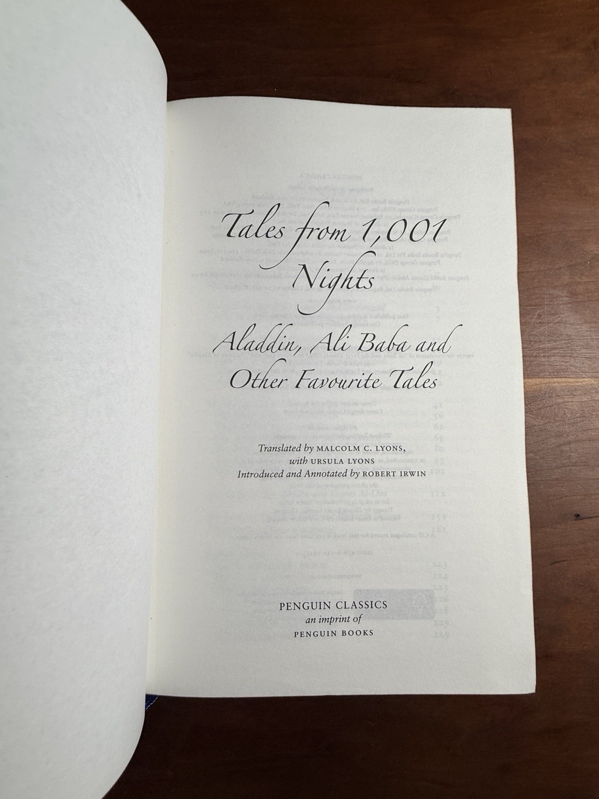 Tales from a 1,001 Nights Aladdin Ali Baba and Other Favorites Out of Print HC
