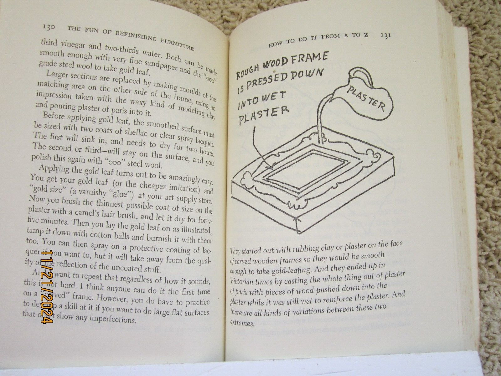 « The Fun of Refinishing Furniture » 1976 Grotz 244 pages ISBN 0-385-14916-6