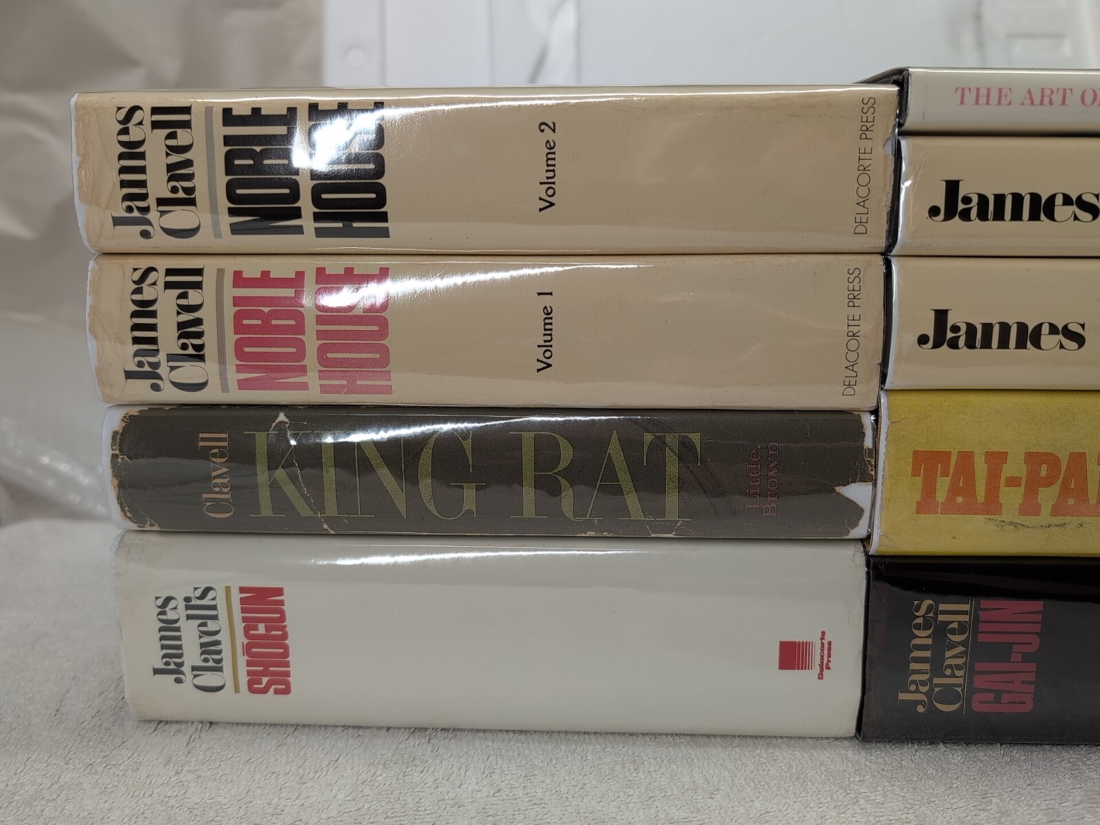 SHOGUN by James Clavell ~ 9 VOLUME COMPLETE SET in Custom Mylar ~ 9 Vols Wow!!!!