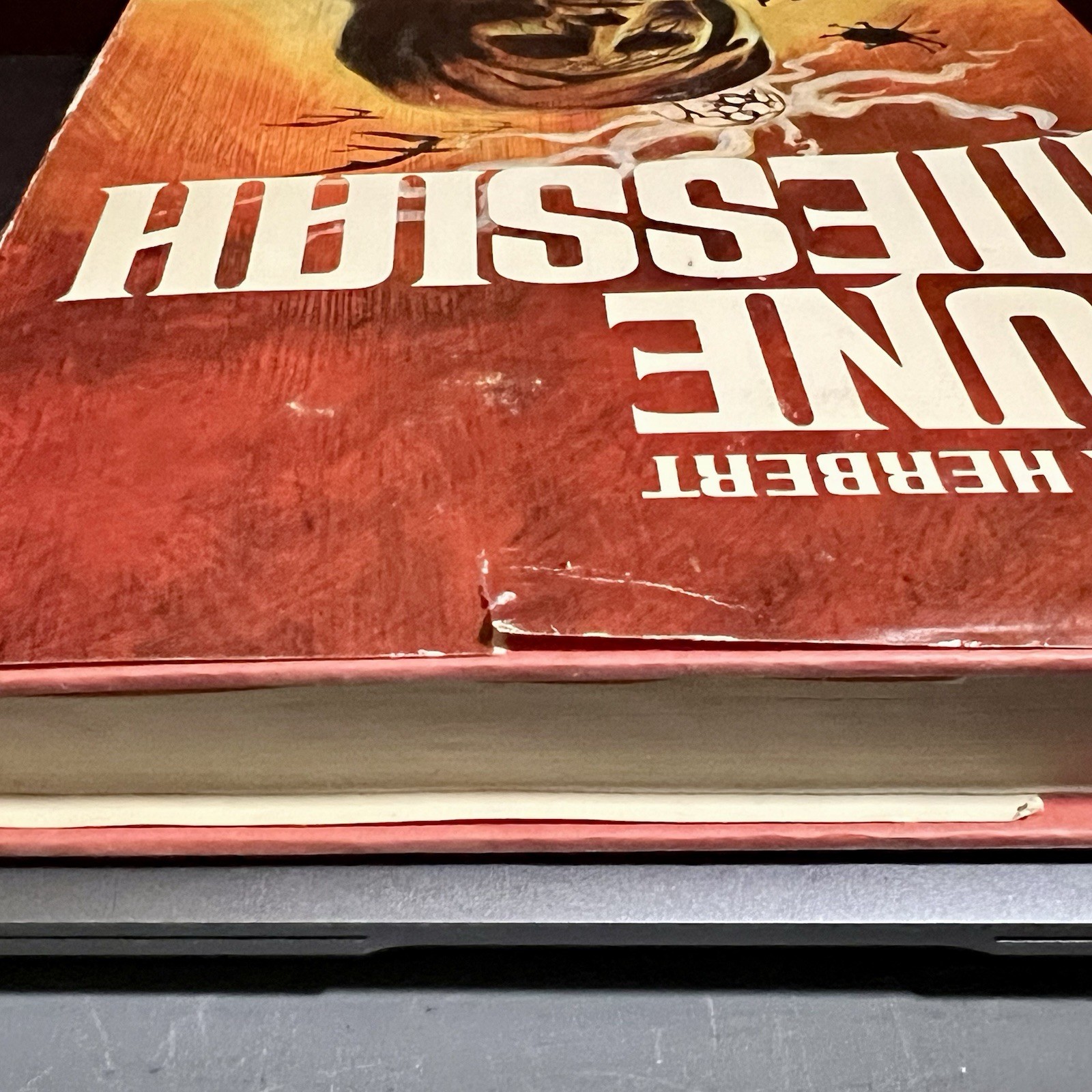 Dune Messiah By Frank Herbert 1969 BCE HCDJ Gutter code H17 Hardcover Book Club