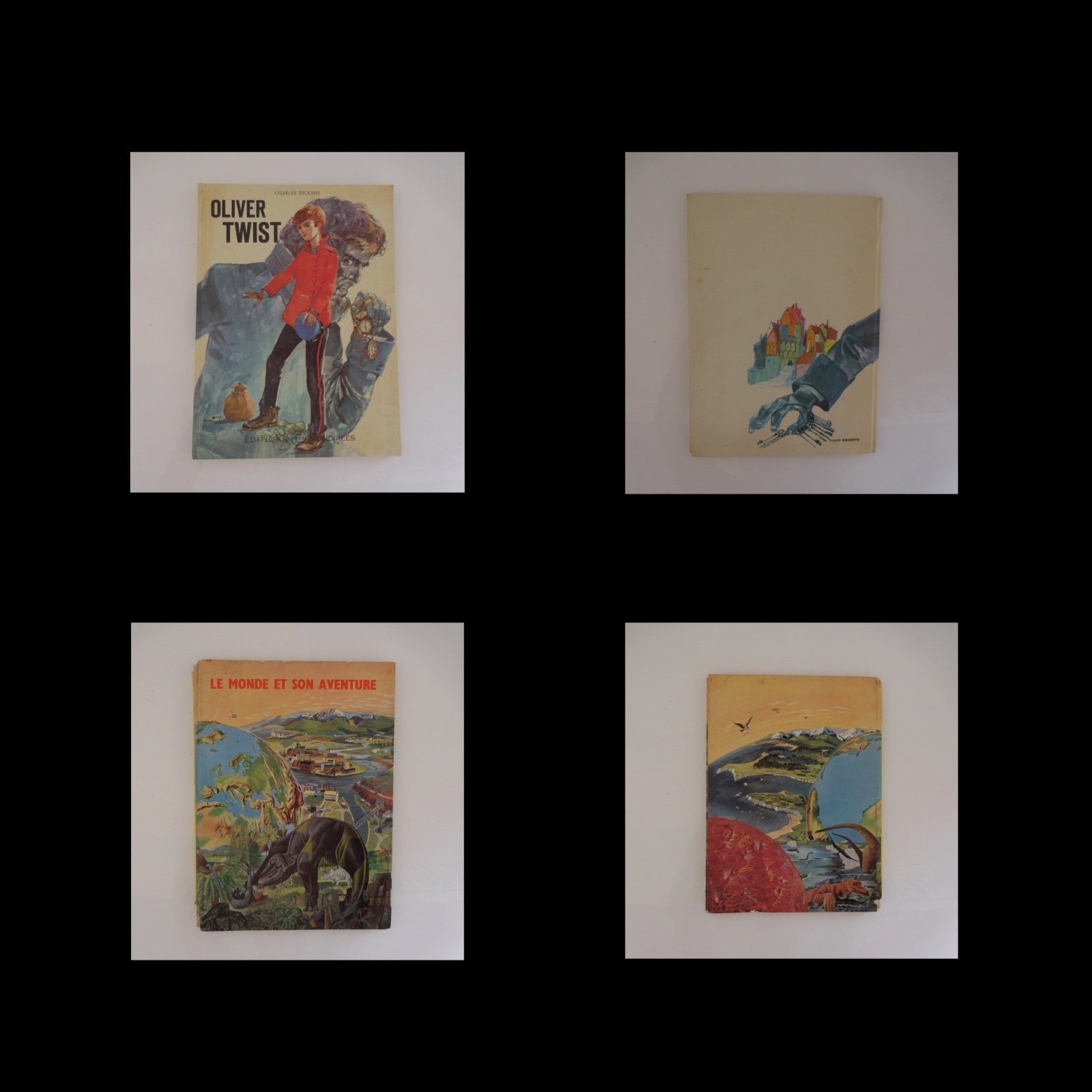 2 Lbs Oliver Twist Charles Dickens The World And Its Adventure Vintage 1960-1968