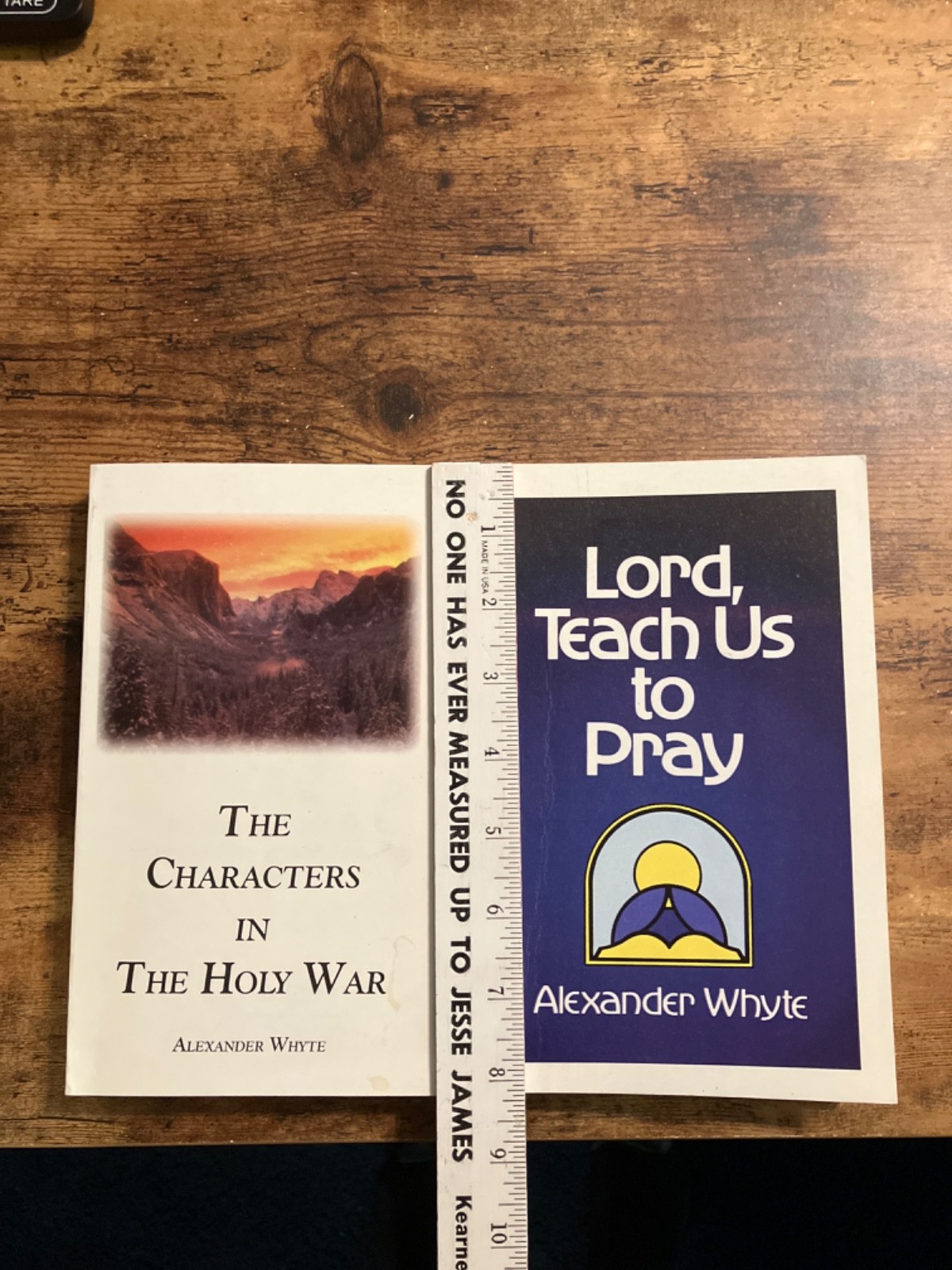 Lot of 2 Alexander Whyte Books Characters in The Holy War Lord Teach Us to Pray