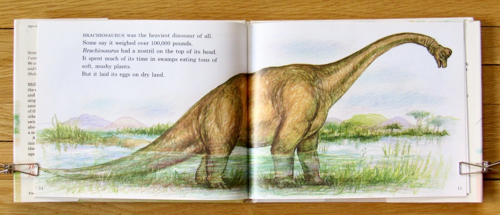 MY VISIT TO THE DINOSAURS by Aliki 1985 Let&rsquo;s Read and Find Out Science EXC L1