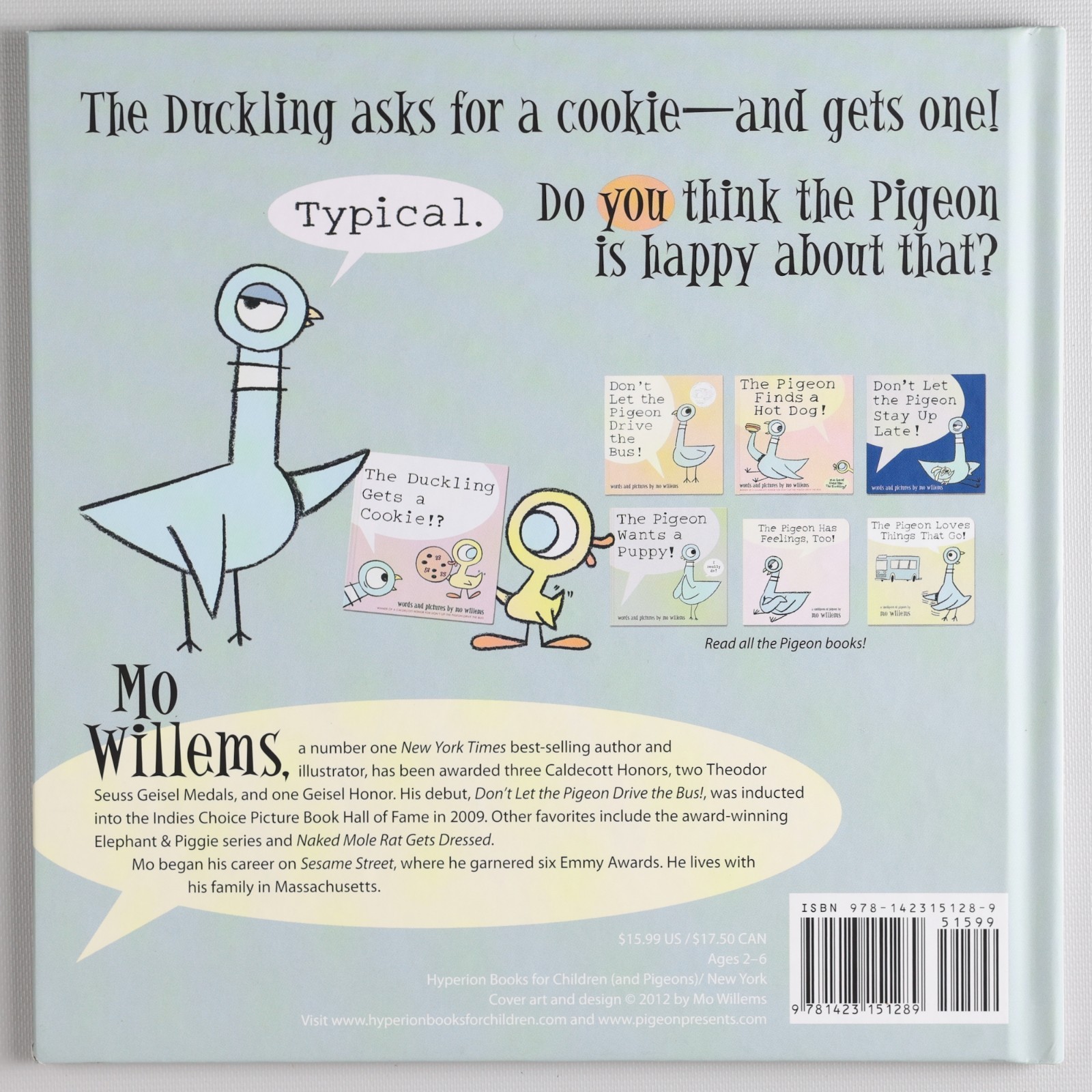 Lot of 8 Mo Willems Children&rsquo;s Books – Elephant & Piggie, Goldilocks, Pigeon