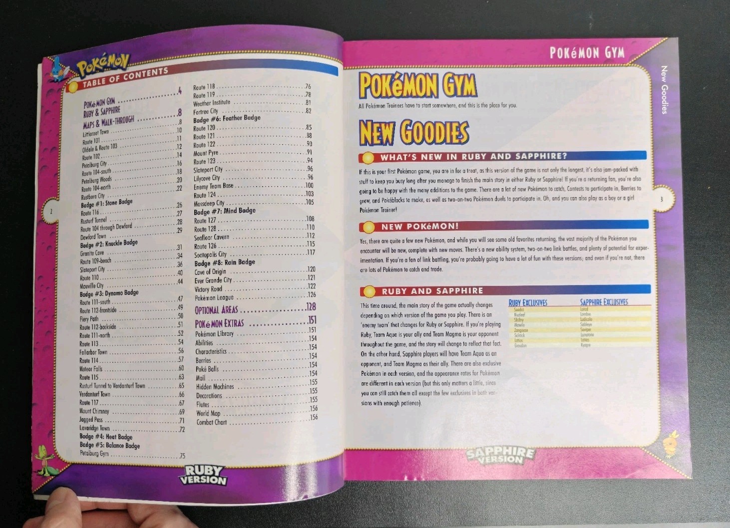 Pokemon Ruby and Sapphire Official Trainer&rsquo;s Strategy Guide Brady Games GBA