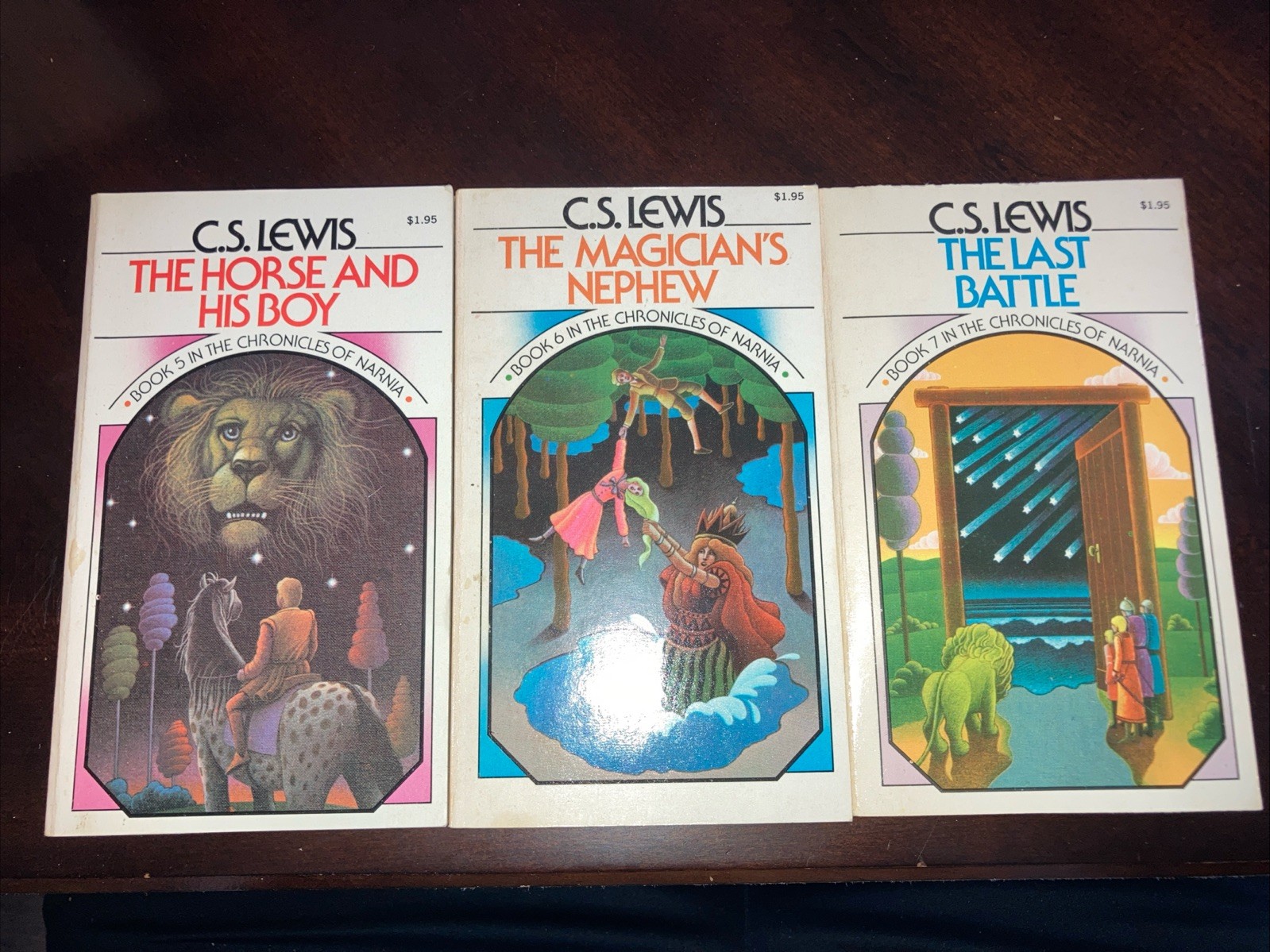 The Chronicles Of Narnia Box Set Books 1970 First Edition Collier C.S. Lewis VTG