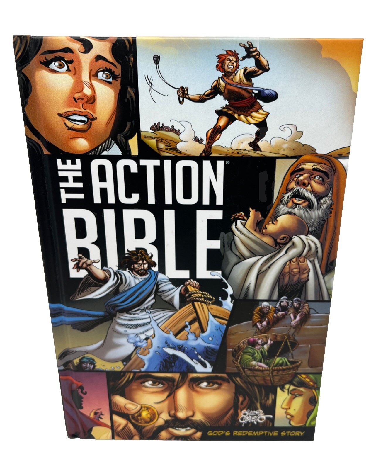 The Action Bible: God&rsquo;s Redemptive Story Illus: Sergio Cariello New Hardcover