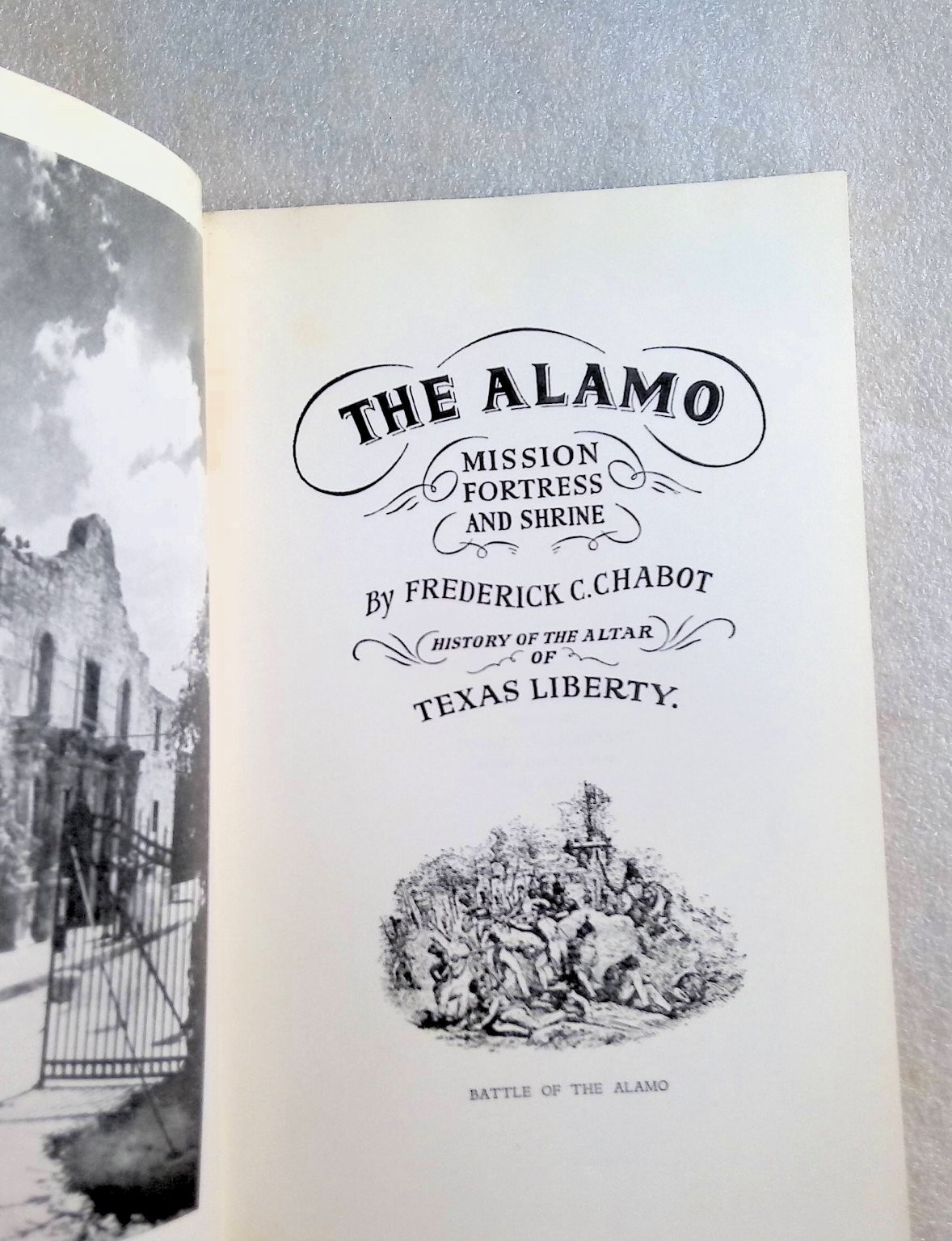 The Alamo Chabot 1936 Centennial Edition Texas History San Antonio