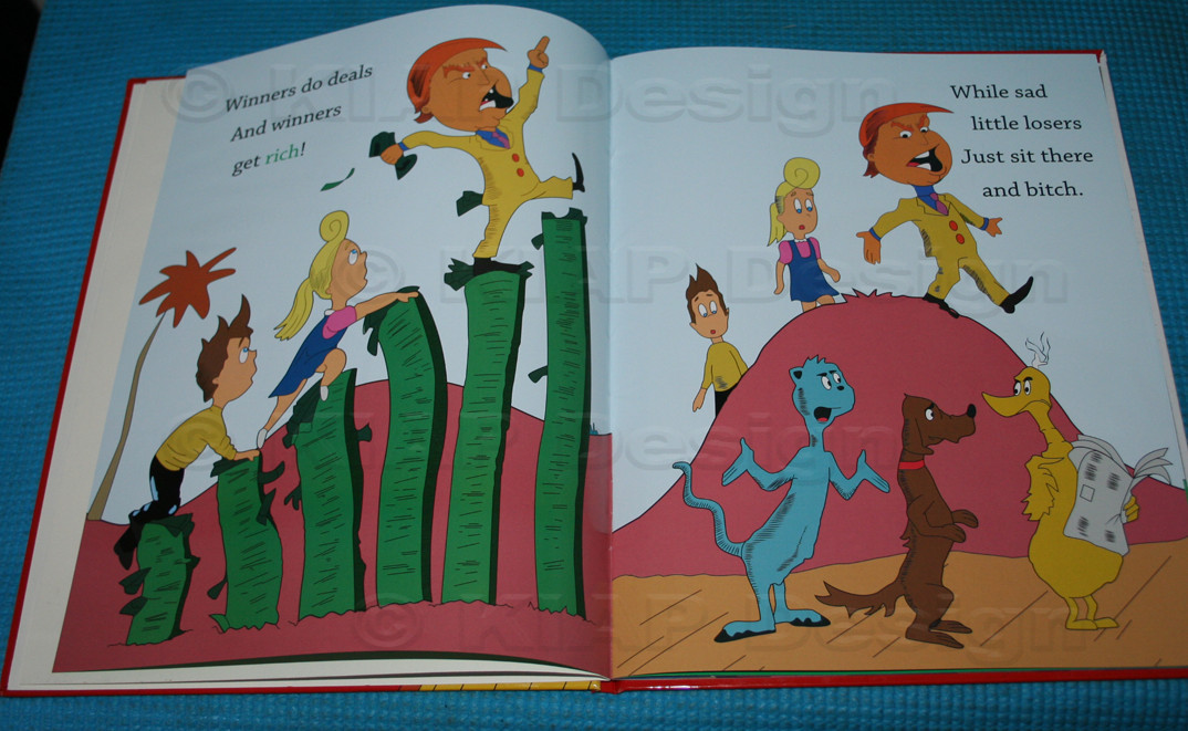 Wow! Hard Cover 11&Prime; x 8.5&Prime; -1 Winners Aren&rsquo;t Losers Donald Trump Children&rsquo;s Book