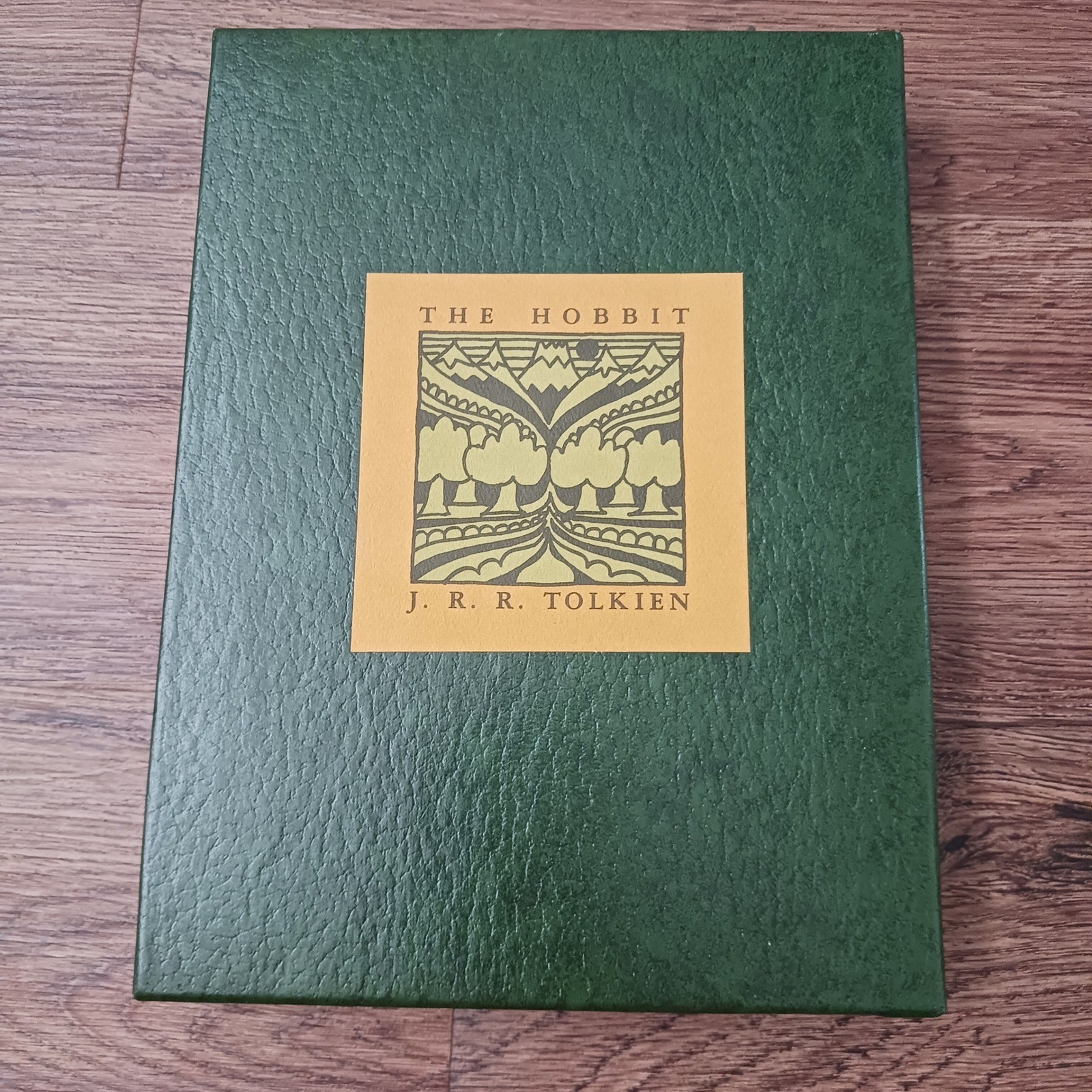 The Hobbit J.R.R. Tolkien Houghton Mifflin Collector&rsquo;s Edition Green Slipcase
