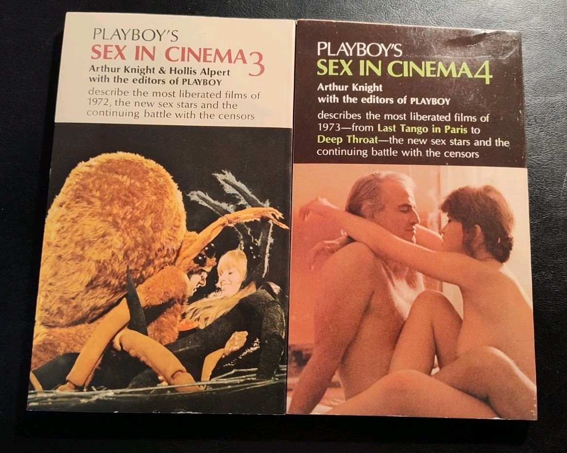 Vintage Box Set: Playboy&rsquo;s « Sex In Cinema » Paperbacks Vol 1-4 (1971-1974) .