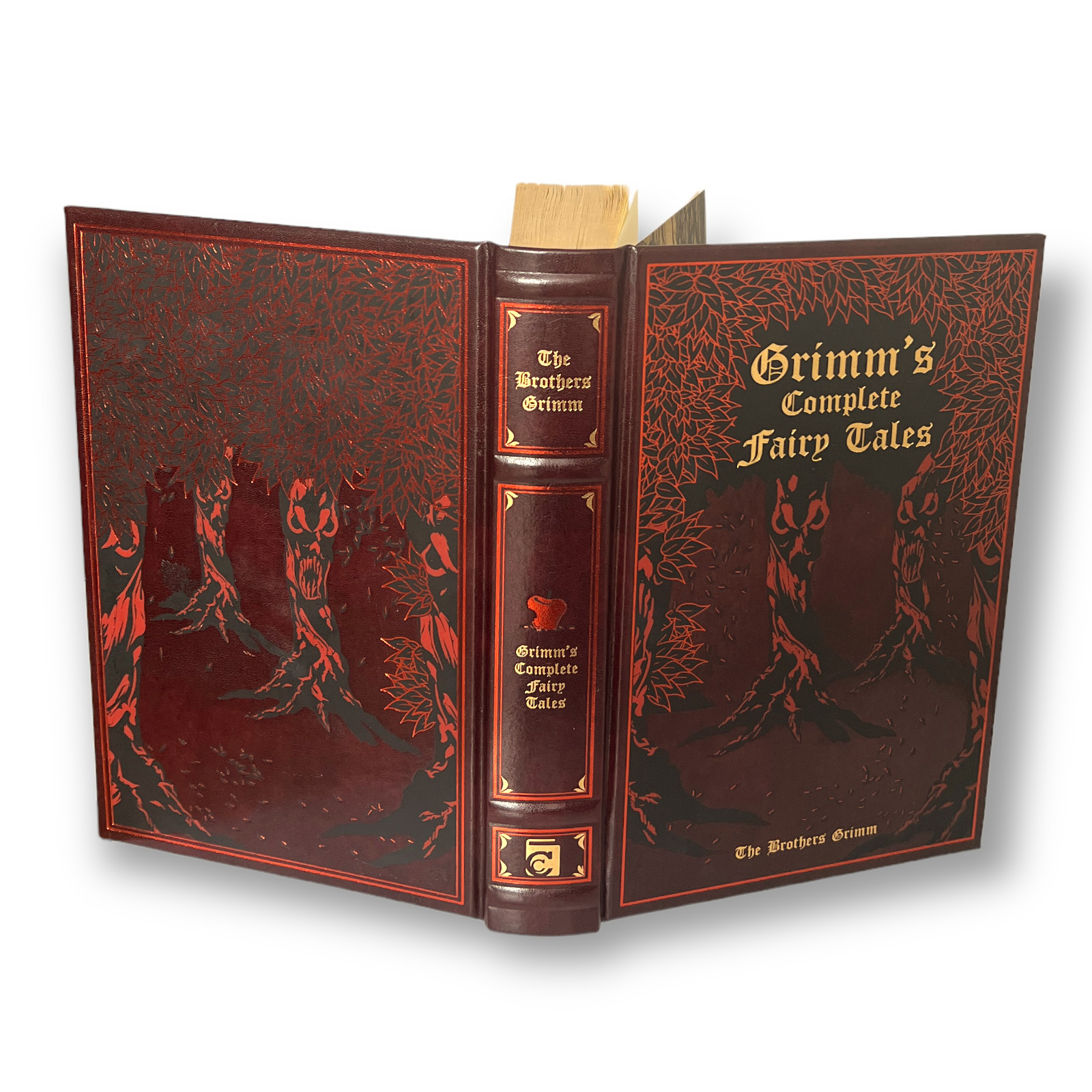 New GRIMM&rsquo;S COMPLETE FAIRY TALES Deluxe Leather Bound Classics by Margaret Hunt