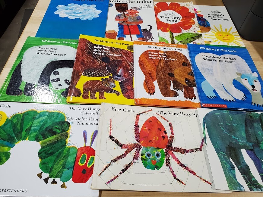 Lot of 10 Eric Carle PB/HC Picture Books for Children&rsquo;s Kid Toddler *Random Mix*