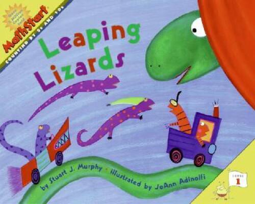 Leaping Lizards (MathStart 1) – Paperback By Murphy, Stuart J. – VERY GOOD