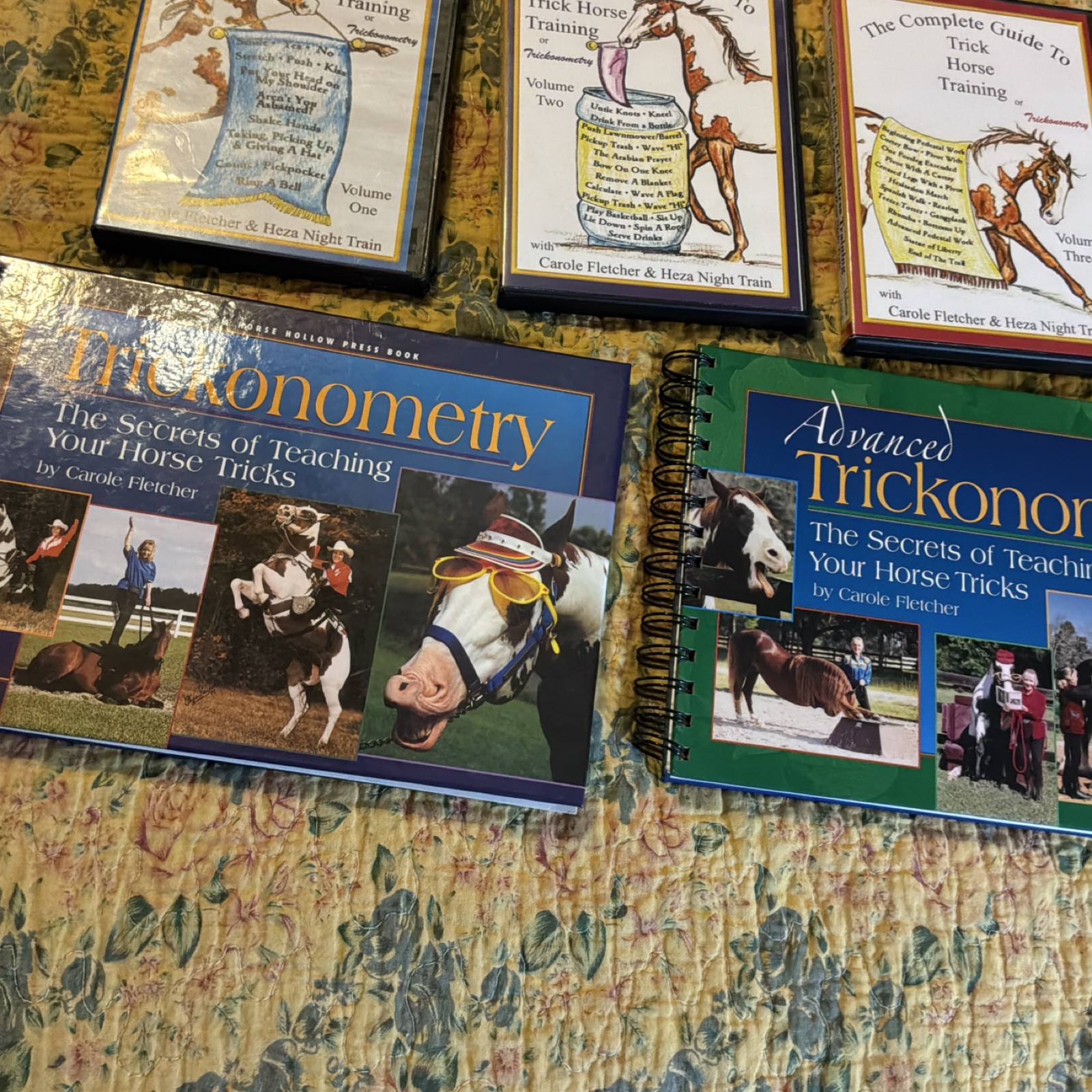 Trick horse training bundle – two books and three DVDs ￼ ￼