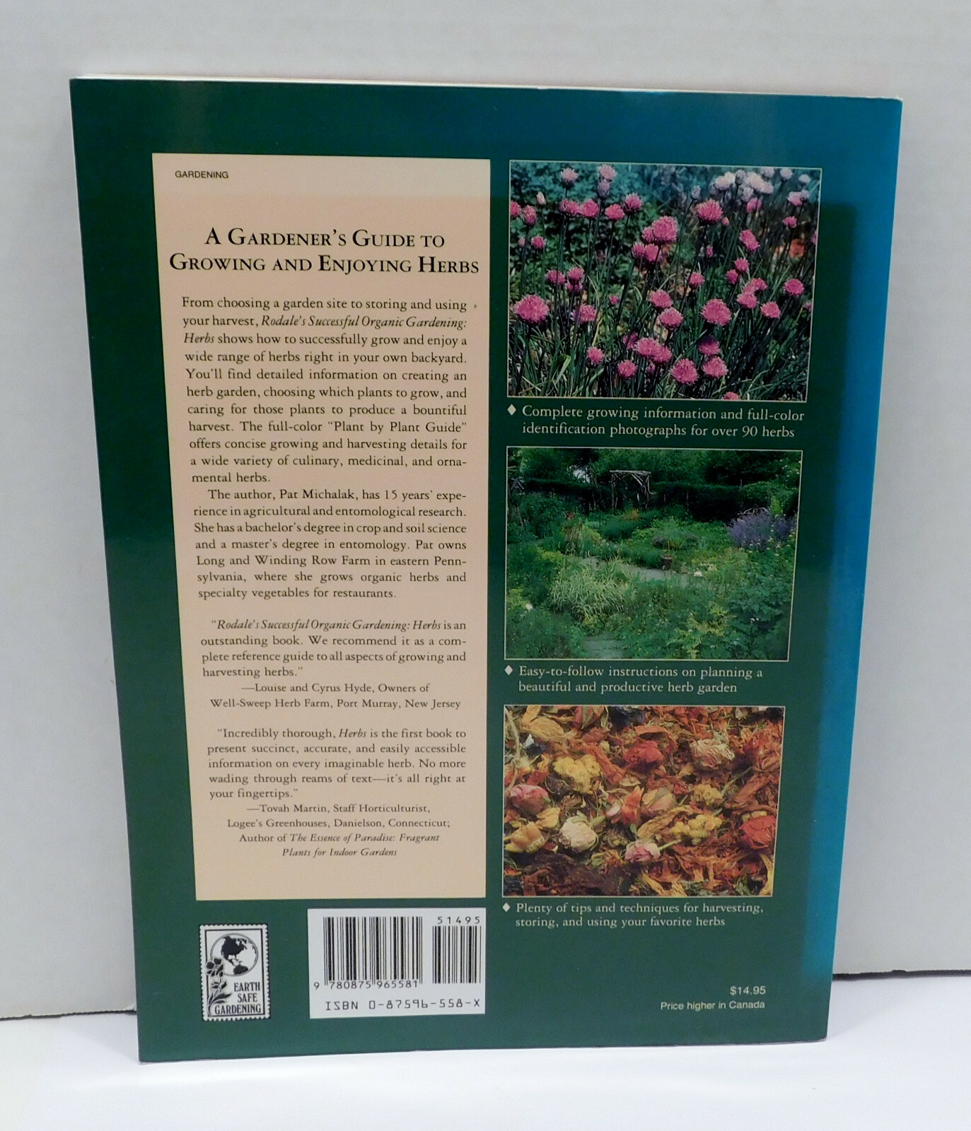 Rodale&rsquo;s Successful Organic Gardening: Herbs 300 color photos 50 illustratration