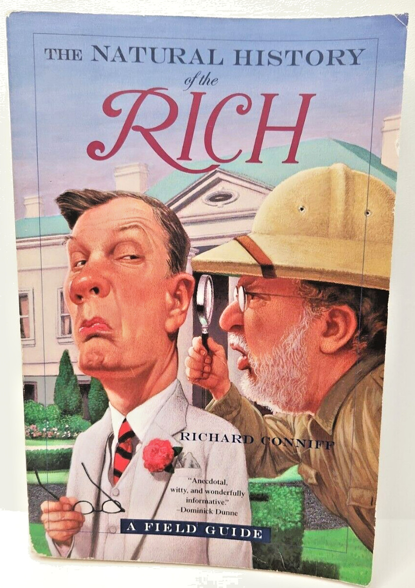 The Natural History of the Rich Field Guide PB Book Social Science Humor Wealth