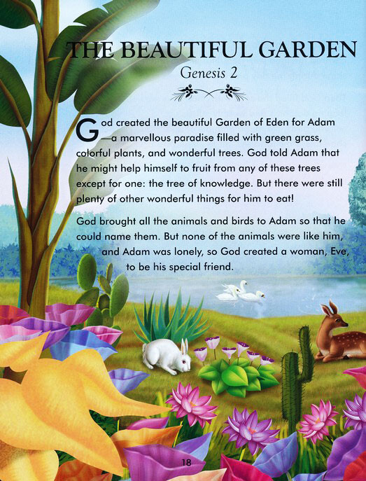 SALE! Complete Illustrated Children&rsquo;s Bible, Hardback, Full Color, 400+ Pages