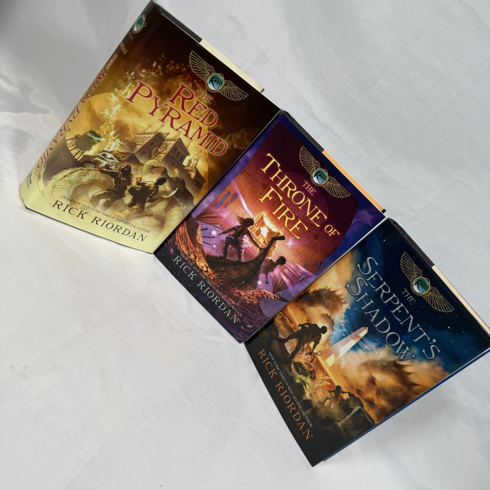 Rick Riordan: Kane Chronicles The Complete Series (#1-3) Set of Hardcover Books