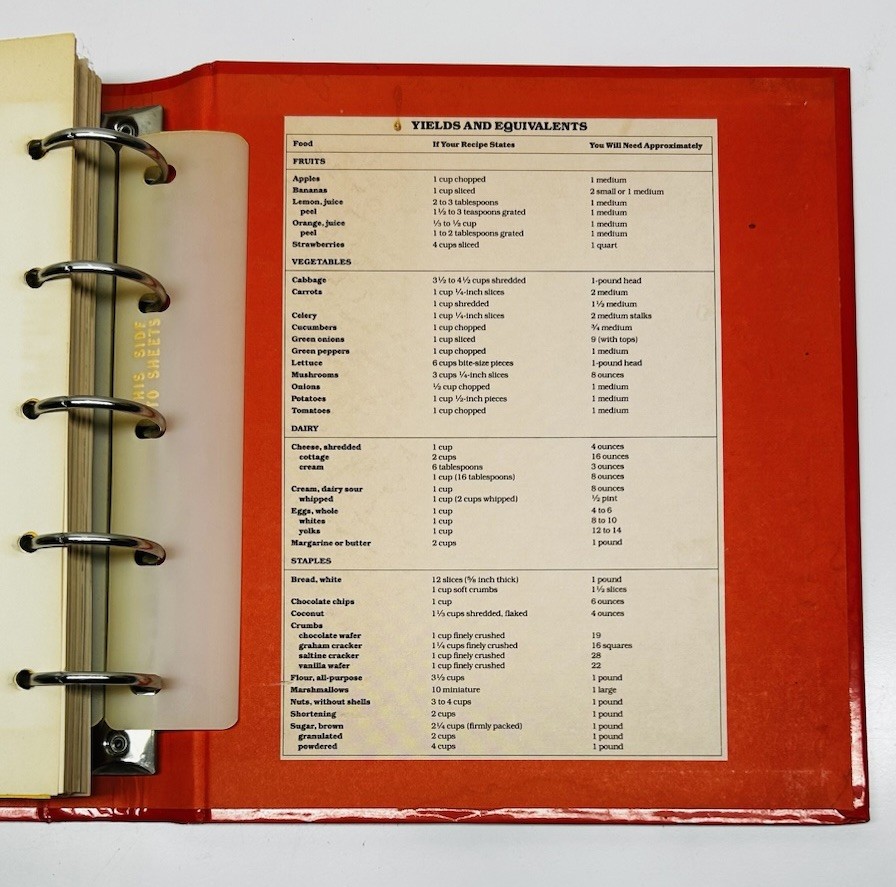 Betty Crocker&rsquo;s COOKBOOK 5th Printing 1988 HC Ringbound Edition Golden Press