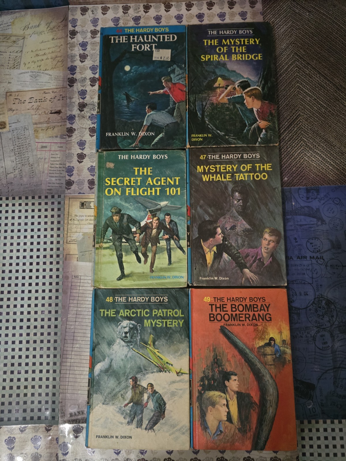 21 VTG Hardy Boys Books FW Dixon 1959-1977 #1-3,12,13,16,19,36,41,43-50,53-56