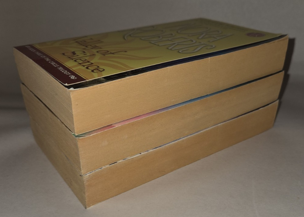 Nora Roberts Circle Trilogy Complete 3 MM Pbs. Morrigan&rsquo;s Cross Valley Silence