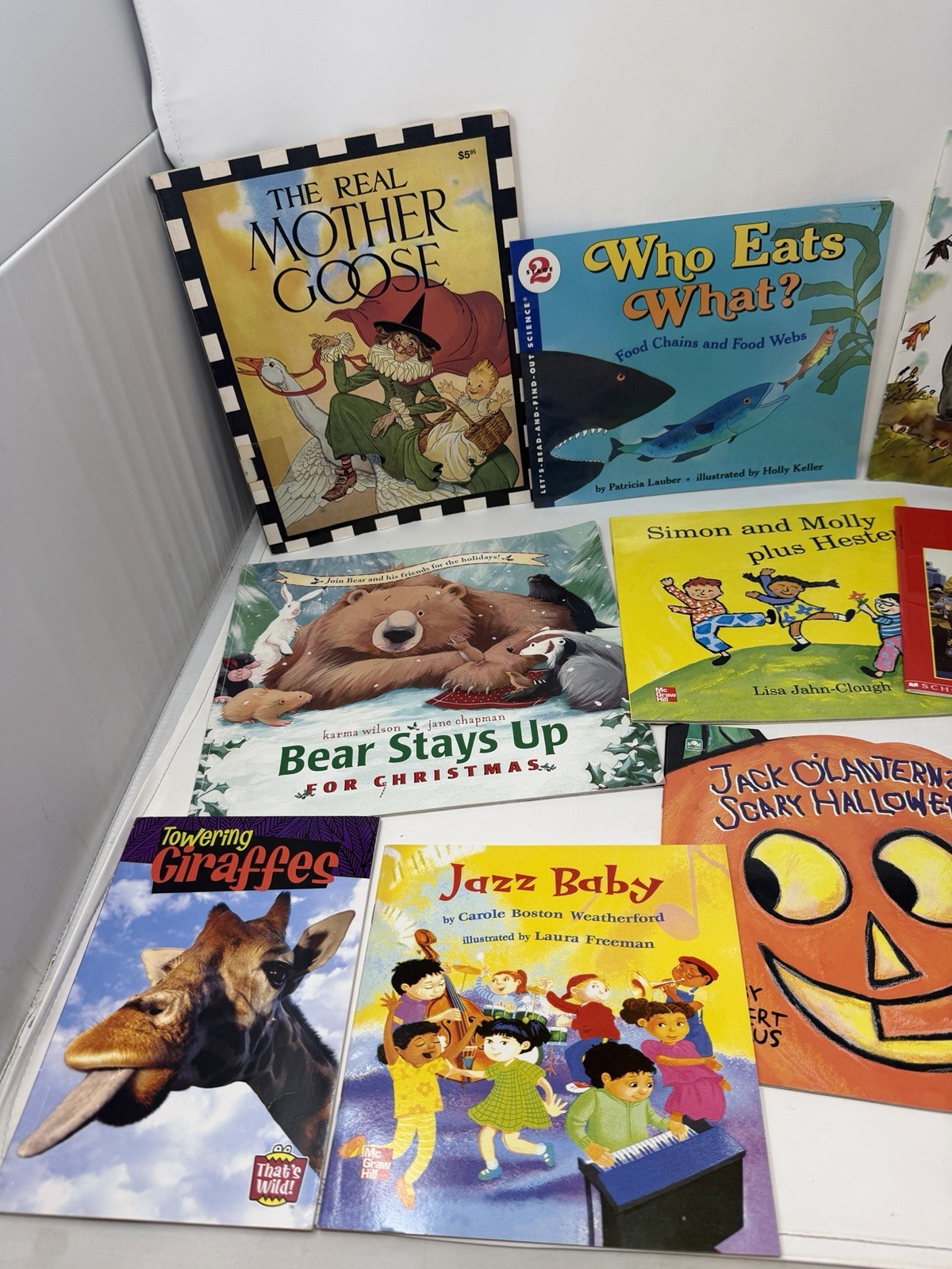 Children&rsquo;s Scholastic Picture Books Kids Paperback Storybook Storytime Lot of 12