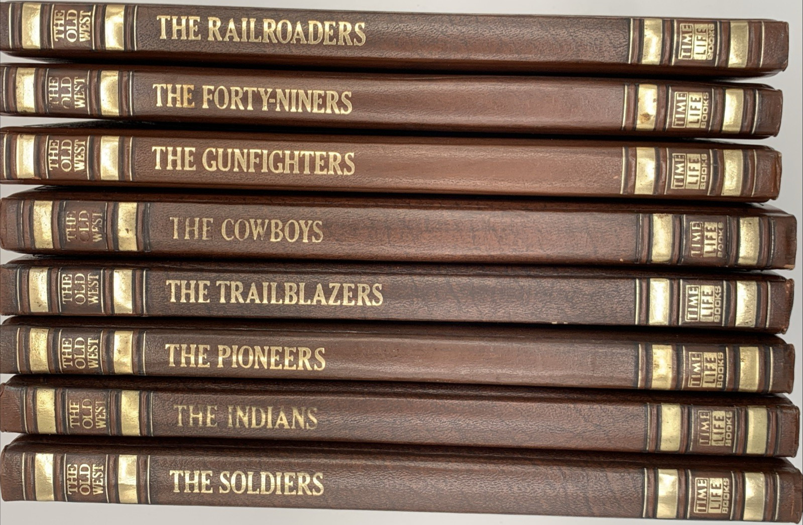 Lot of Eight of the Old West Series, 1970&rsquo;s Leather Cover, B152