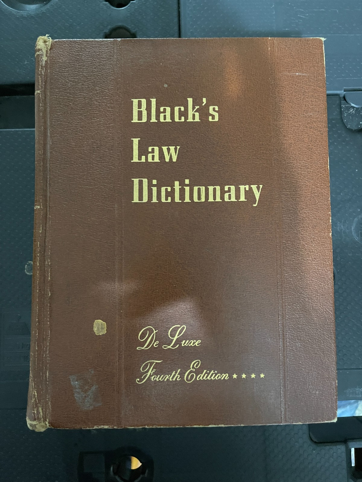 Black&rsquo;s Law Dictionary De Luxe Indexed Tabbed Fourth 4th Edition 1951