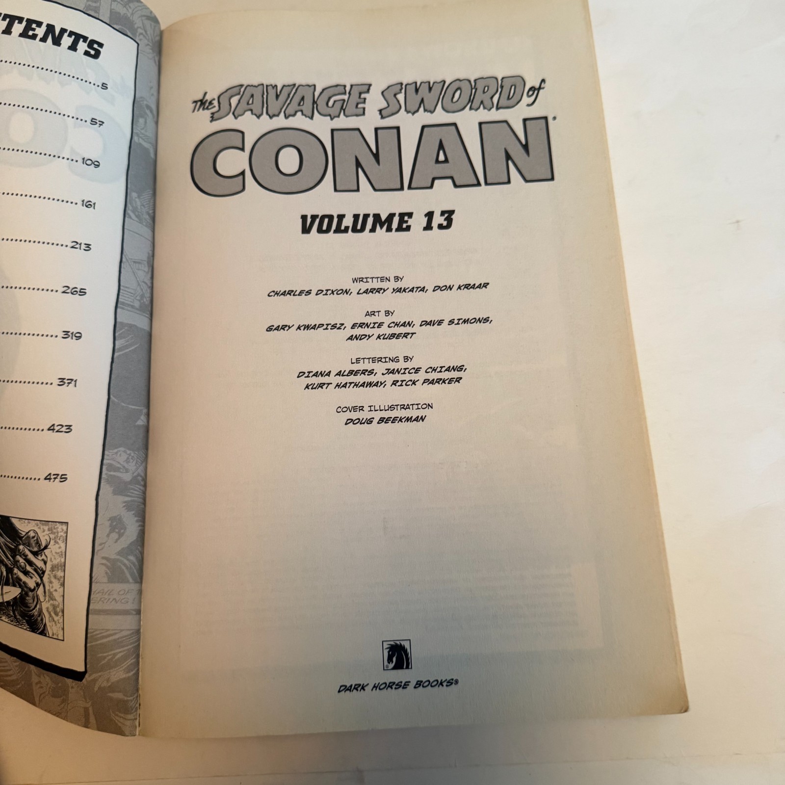 The Savage Sword of Conan Volume 13 PB 2013 1st Edition Dark Horse Books