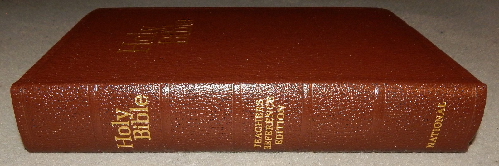 KJV Teacher&rsquo;s Reference Bible by National N3202RL Brown Imitation leather – new