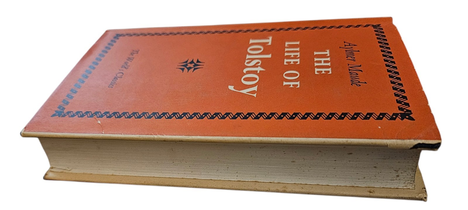 Vintage The Life of Leo Tolstoy Aylmer Maude 383 World&rsquo;s Classics Oxford HC 1953